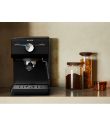 Krups Кофеварка рожковая Authentic C50 2л, молотый, 15 бар, черный