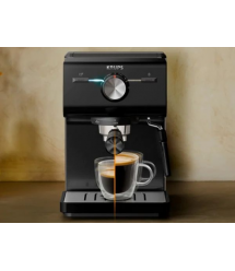 Krups Кофеварка рожковая Authentic C50 2л, молотый, 15 бар, черный