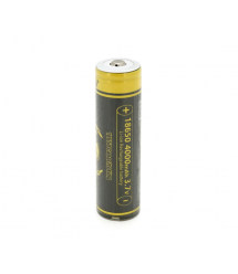 Акумулятор 18650 Li-Ion LiitoKala King-4000PCB, Protected, 4000mah (3800-4000mah), 3.7V (2.75-4.2V), Black - Yellow