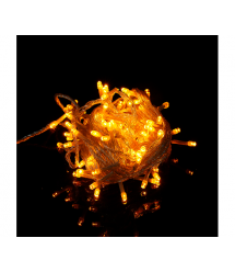 Гірлянда 200LED (Діод) Yellow, 20 метрів, 8 режимів, прозора ізоляція