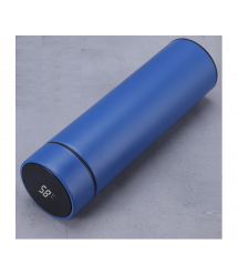 Термос для чаю Merlion SUS-304E-Be із нержавіючої сталі, цифровий термометр, 230*65мм, об&aposєм 500 мл., 400гр. синій