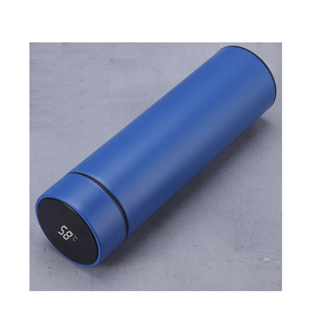 Термос для чаю Merlion SUS-304E-Be із нержавіючої сталі, цифровий термометр, 230*65мм, об&aposєм 500 мл., 400гр. синій