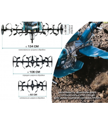 Культиватор бензиновый Konner&Sohnen KS9HP-1350G-3(500)