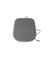 Килимок підстилка з підігрівом від USB для автокрісла, 5V, 46x46см, сірий