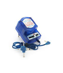 Імпульсний адаптер живлення з регулюванням напруги 1,5-12В 0,5А, штекер 5,5*2,1, jack3,5, Black