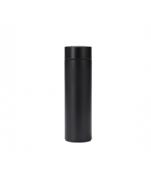 Термос для чаю Merlion SUS-304Bl із нержавіючої сталі, з ситечком, 230*65мм, об&aposєм 500 мл., 400гр. чорний