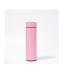 Термос для чаю Merlion SUS-304P з нержавіючої сталі, із ситечком, 230*65мм, об&aposєм 500 мл., 400гр. рожевий