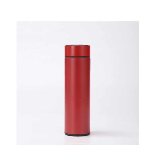 Термос для чаю Merlion з нержавіючої сталі, із ситечком, 230*65мм, об&aposєм 500 мл., 400гр. червоний