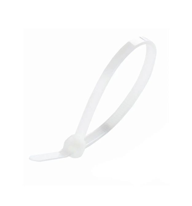 Стяжка кабельна пластикова Apro 3x150 біла (100 шт.)