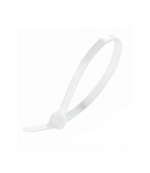 Стяжка кабельна пластикова Apro 5x300 біла (100 шт.)