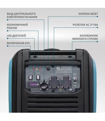 Könner & Söhnen Генератор инверторный бензиновый KS 4000iE S, 230В, 4.0кВт, электростартер, 40кг