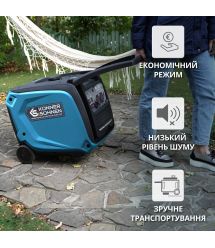 Könner & Söhnen Генератор инверторный бензиновый KS 4000iE S ATS, 230В, 4.0кВт, АВР(ATS), электростартер, 40кг