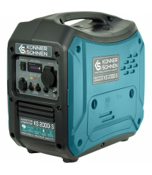 Könner & Söhnen Генератор инверторный бензиновый KS 2000i S, 230В, 2.0кВт, ручной запуск, 19кг