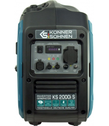 Könner & Söhnen Генератор инверторный бензиновый KS 2000i S, 230В, 2.0кВт, ручной запуск, 19кг