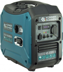 Könner & Söhnen Генератор инверторный бензиновый KS 2000i S, 230В, 2.0кВт, ручной запуск, 19кг