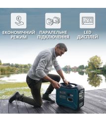 Könner & Söhnen Генератор инверторный бензиновый KS 2000i S, 230В, 2.0кВт, ручной запуск, 19кг