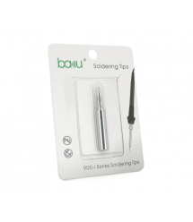 Жало для паяльника BAKKU BK-900M-T-2.4D,silver, 4*6.3mm, мідь, гальванічне покриття, висока теплопровідність, швидке нагрівання,