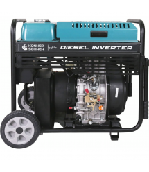 Könner & Söhnen Генератор дизельный инверторный KS 9500IDE ATSR, 230В, 9.5кВт, АВР(ATS), электростартер, 130кг