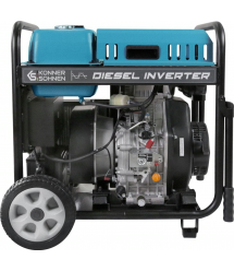 Könner & Söhnen Генератор дизельный инверторный KS 6100iDE ATSR, 230В, 5.5кВт, АВР(ATS), электростартер, 98кг