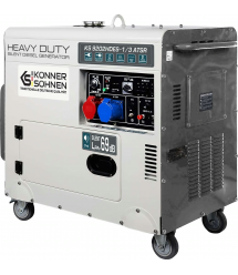 Könner & Söhnen Генератор дизельный KS 9202HDES-1/3 ATSR (EURO II), 230/400В, 1/3 фазы, 6.5/7.5кВт,