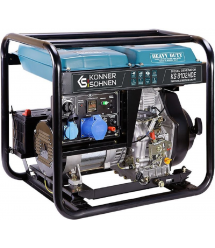 Könner & Söhnen Генератор дизельный KS 8102HDE (EURO II), 230В, 6.5кВт, электростартер, 117кг