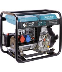 Könner & Söhnen Генератор дизельный KS 8100HDE (EURO V), 230В, 6.5кВт, электростартер, 117кг.