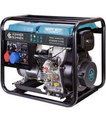 Könner & Söhnen Генератор дизельный KS 8100HDE (EURO V), 230В, 6.5кВт, электростартер, 117кг.