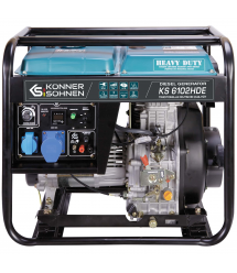 Könner & Söhnen Генератор дизельный KS 6102HDE (EURO II), 230В, 5.5кВт, электростартер, 107кг