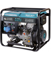 Könner & Söhnen Генератор дизельный KS 6102HDE (EURO II), 230В, 5.5кВт, электростартер, 107кг