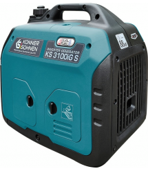 Könner & Söhnen Генератор газово-бензиновый инверторный KS 3100iG S, 230В, 3.1кВт, ручной запуск, 22кг