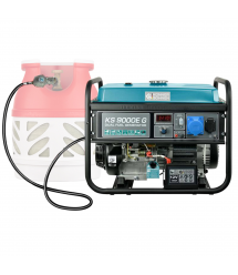 Könner & Söhnen Генератор газово-бензиновый KS 9000E G, 230В, 6.5кВт, электростартер, 83.0кг