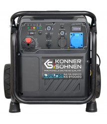 Könner & Söhnen Генератор газо-бензиновый инверторный KS8100IEG, 230В, 8.5кВт, электростартер, 68кг