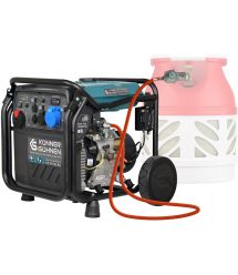 Könner & Söhnen Генератор газо-бензиновый инверторный KS8100IEG, 230В, 8.5кВт, электростартер, 68кг