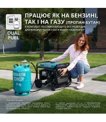 Könner & Söhnen Генератор газо-бензиновый инверторный KS 4100iEG, 230В, 4.0кВт, электростартер, 38кг