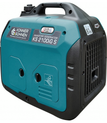 Könner & Söhnen Генератор газо-бензиновый инверторный KS 2100IGS, 230В, 2.0кВт, электростартер, 19кг