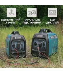 Könner & Söhnen Генератор газо-бензиновый инверторный KS 2100IGS, 230В, 2.0кВт, электростартер, 19кг