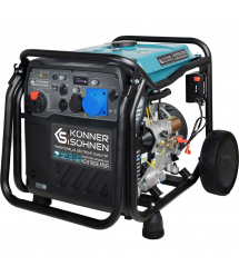 Könner & Söhnen Генератор бензиновый инверторный KS 8100iE ATSR, 230В, 8.5кВт, АВР(ATS), электростартер, 68кг