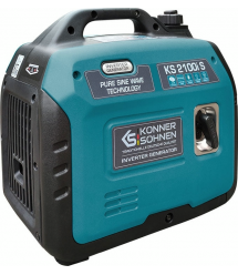 Könner & Söhnen Генератор бензиновый инверторный KS 2100IS, 230В, 2.0кВт, ручний стартер, 18.5кг