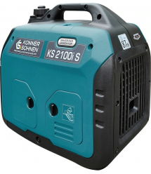 Könner & Söhnen Генератор бензиновый инверторный KS 2100IS, 230В, 2.0кВт, ручний стартер, 18.5кг