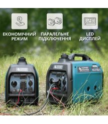 Könner & Söhnen Генератор бензиновый инверторный KS 2100IS, 230В, 2.0кВт, ручний стартер, 18.5кг