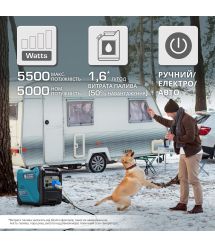 Könner & Söhnen Генератор бензиновый KS 6000iE S ATS, 230, 5.5кВт, АВР(ATS), электростартер, 40кг
