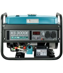 Könner & Söhnen Генератор бензиновый KS 3000E, 230В, 3.0кВт, электростартер, 46.1кг