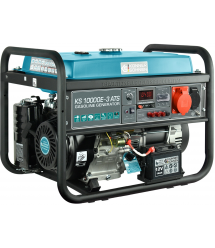 Könner & Söhnen Генератор бензиновый KS 10000E-3, 400В, 7.5кВт, 3 фазы, АВР (ATS), электростартер, 89.2кг