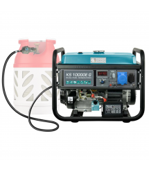 Könner & Söhnen Генератор бензиновый KS 10000E, 230В, 8кВт, электростартер, 85.5кг