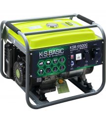 Könner & Söhnen Бензиновый генератор KSB 6500C, 230В, 5.5кВт, ручной запуск, 66.6кг