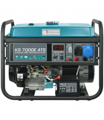 Könner & Söhnen Бензиновый генератор KS 7000E ATS, 230В, 5.5кВт, АТС, электростартер, 76.8кг