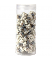 Keychron Набор механический переключателей Gateron G Pro Silver,Two-Stage Spring, 110 шт