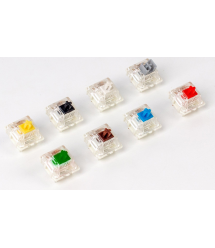 Keychron Набор механический переключателей Gateron G Pro Silver,Two-Stage Spring, 110 шт