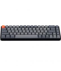 Keychron Клавиатура механическая K6 68Key, Gateron G Pro Brown, BT/USB-A, EN/UKR, White LED, Чорний