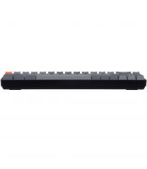 Keychron Клавиатура механическая K6 68Key, Gateron G Pro Brown, BT/USB-A, EN/UKR, White LED, Чорний